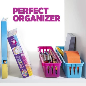 12-кратная корзина для карандашей большой емкости для школы и офиса Организованное решение для хранения Школьный пенал разного цвета