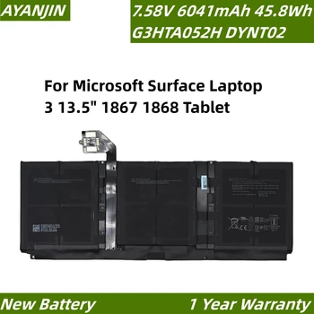 G3HTA052H DYNT02 7,58V 6041 mAh 45.8Wh Аккумулятор Для Ноутбука Microsoft Surface Laptop 3 13,5 
